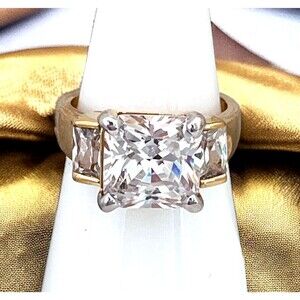 UNCAS Ring Solitaire Cubic Zirconia & Accents Engagement Vacation 7 5W